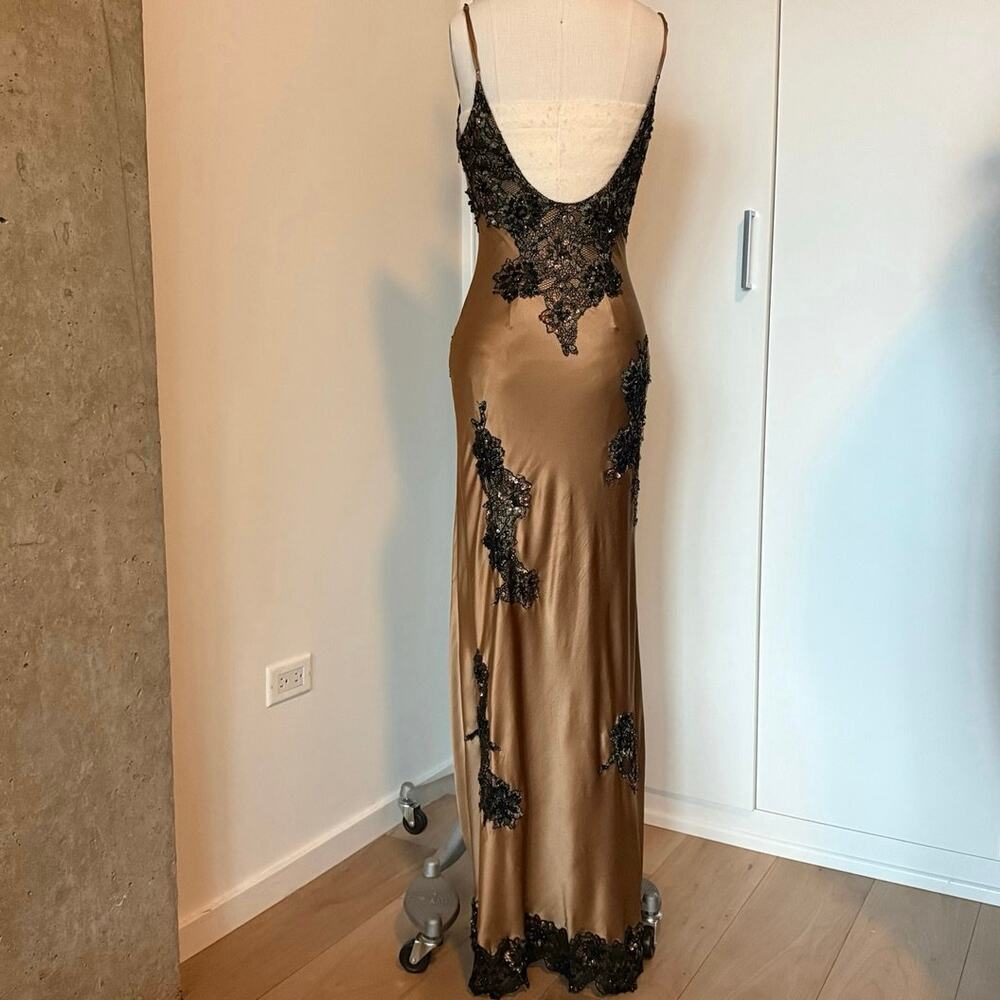 Rare Vintage Sue Wong Nocturne Silk Gown SZ 2 - Picture 2 of 7
